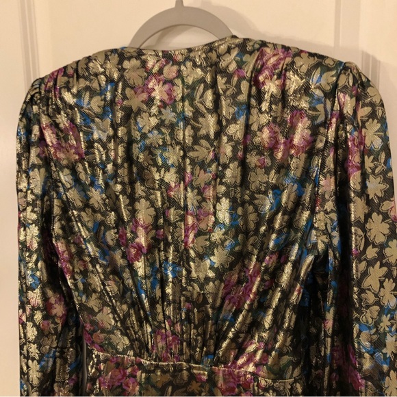 NWOT Sandro Paris luxury designer colorful dress $370 MSRP - Picture 14 of 16